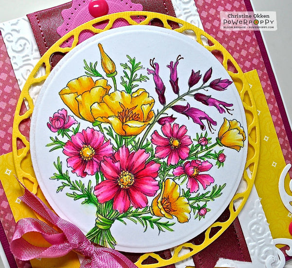 Countryside Bouquet Digital Stamp Set