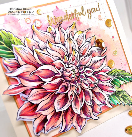 Dahlia Digi Digital Stamp Set