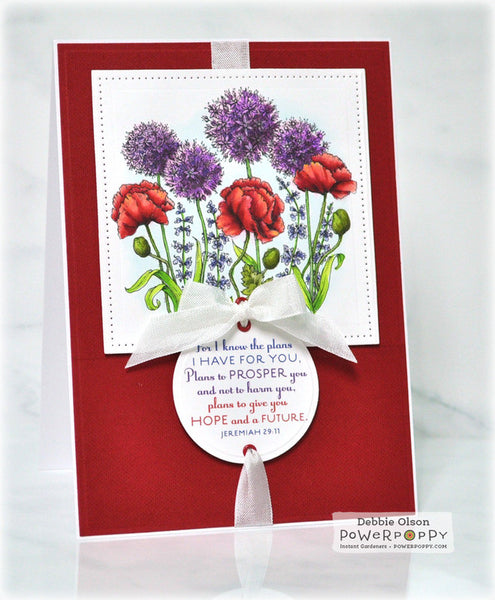 Garden Fireworks Digital Stamp Set