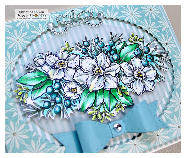 Paperwhites and Juniper Digital Stamp Set