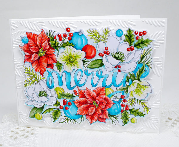 Winter Flora Digital Stamp Set