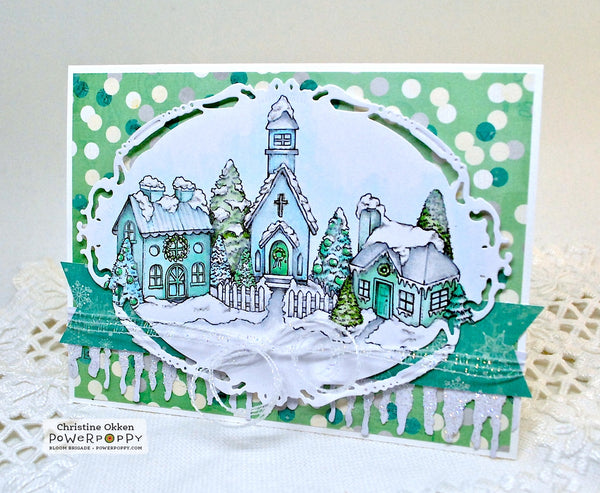Glitter House Village Stamp Set