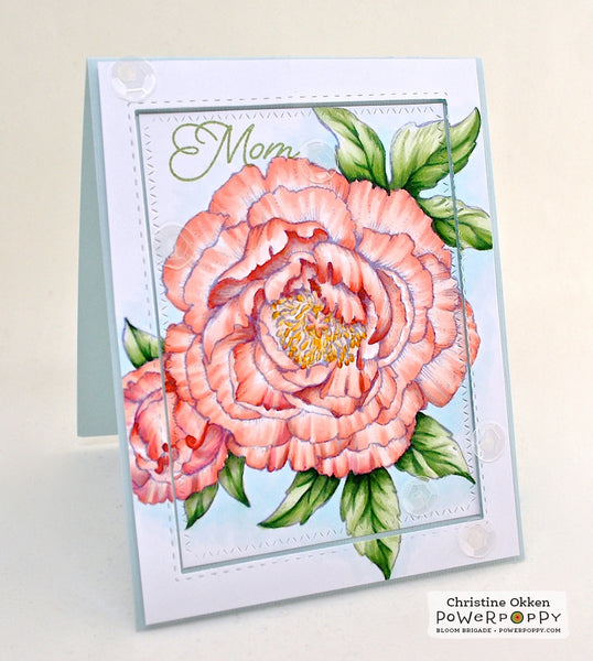 Tree Peony Digital Stamp Set