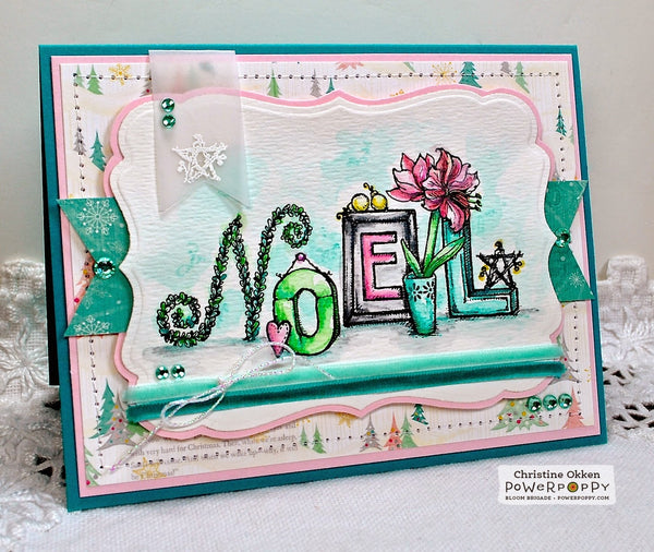 Handlettered Noel Digital Stamp Set