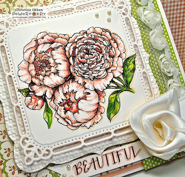 Peonies Digital Stamp Set