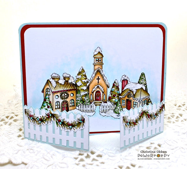 Glitter House Village Stamp Set