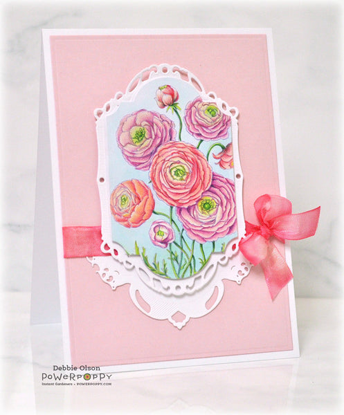 Ranunculus Digital Stamp Set