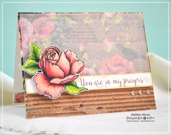 Rose and Chamomile Digital Stamp Set