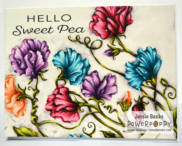 Sweet Pea Show Digital Stamp Set