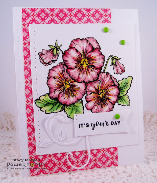 Pansies Digital Stamp Set