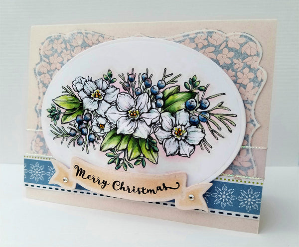 Glistening Paperwhites Stamp Set