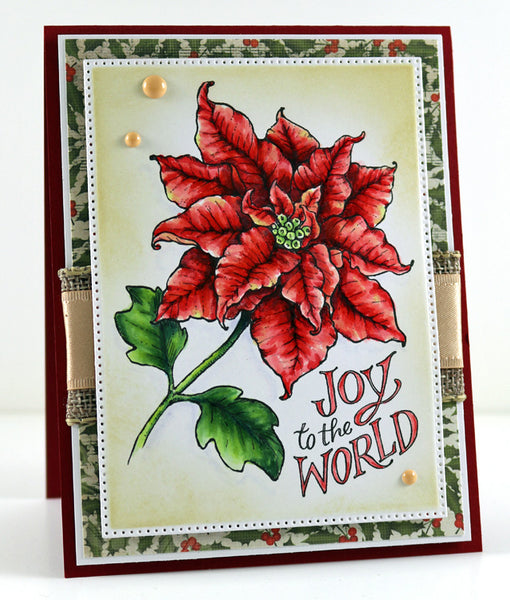 Poinsettia XL Digital Stamp Set