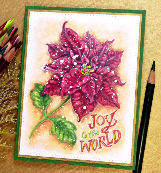 Poinsettia XL Digital Stamp Set