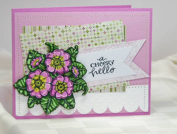 Primroses Digital Stamp Set
