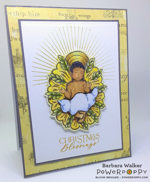 Enchanted Branches Nativity - Baby Jesus Digital Stamp Set