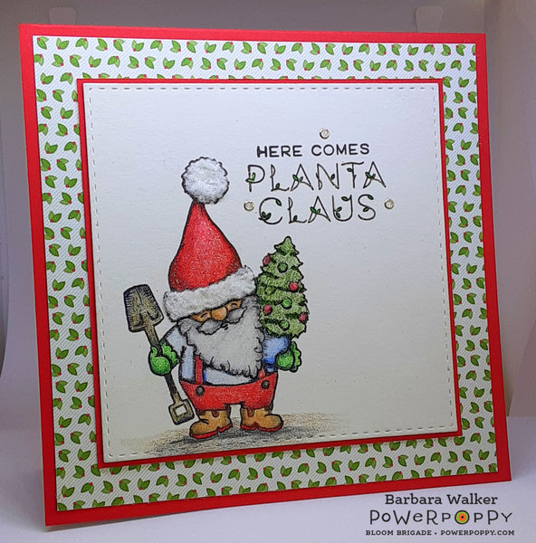 Season's Greenings: Planta Claus Digital Stamp Set