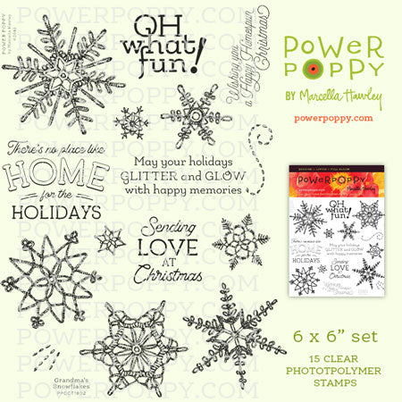 Grandma's Snowflakes Stamp Set