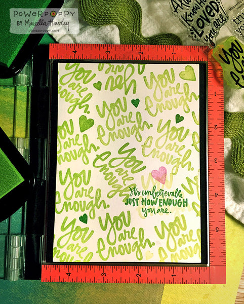 M-Powering Words Stamp Set