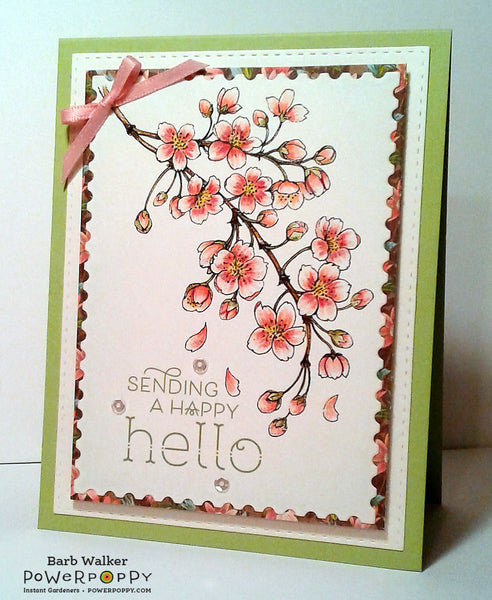 Blossoming Cherry Digital Stamp Set