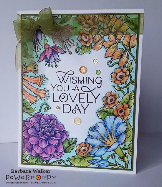 Hummingbird Paradise Digital Stamp Set - Power Poppy by Marcella