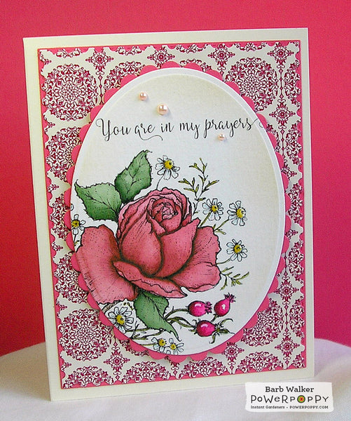 Rose and Chamomile Digital Stamp Set