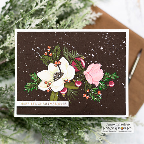 Winter Flora Digital Stamp Set