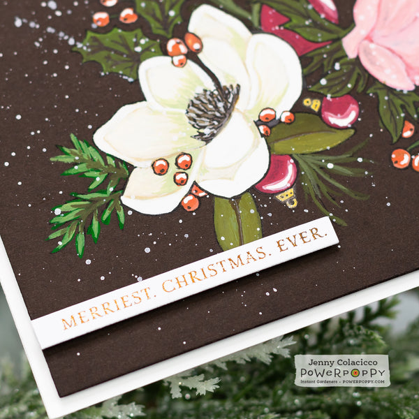 Winter Flora Digital Stamp Set
