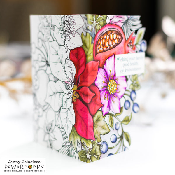 Joy to the World Bouquet Clear Polymer Stamp Set