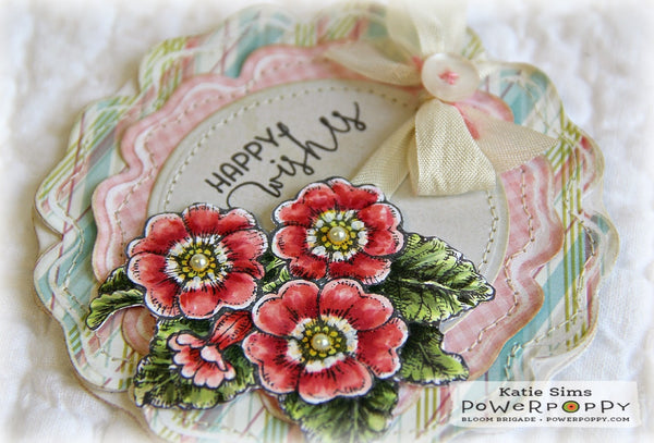 Primroses Digital Stamp Set