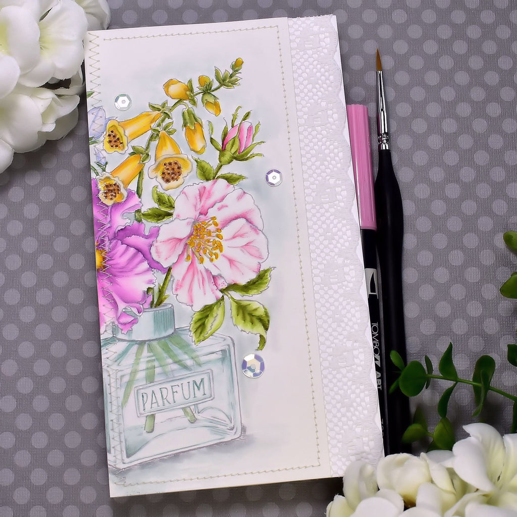 Pure Fragrance Digital Stamp Set - Power Poppy by Marcella Hawley
