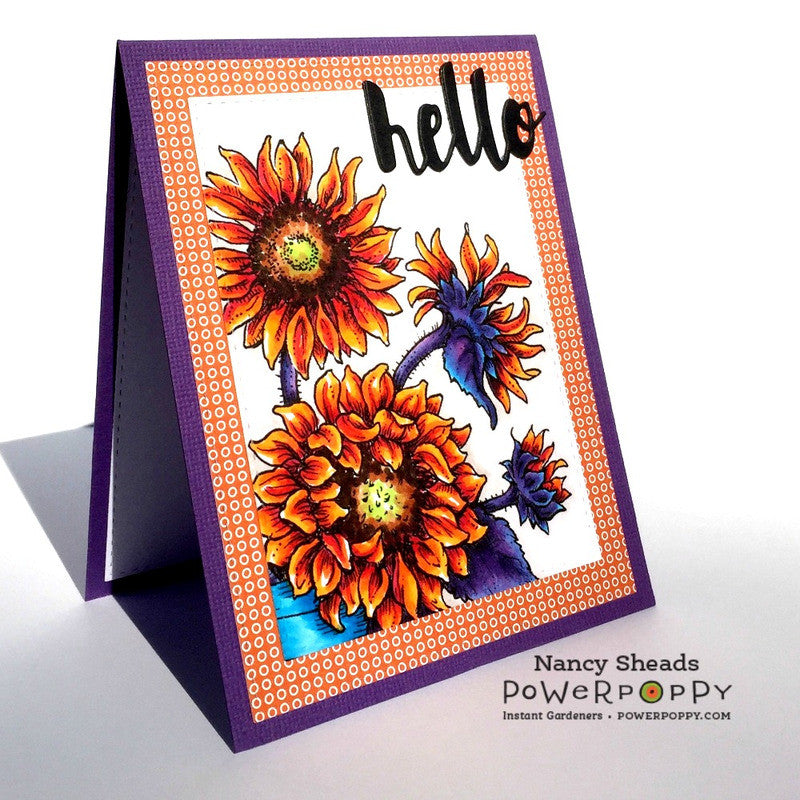 Sunshine of My Life Digital Stamp Set - Power Poppy by Marcella Hawley