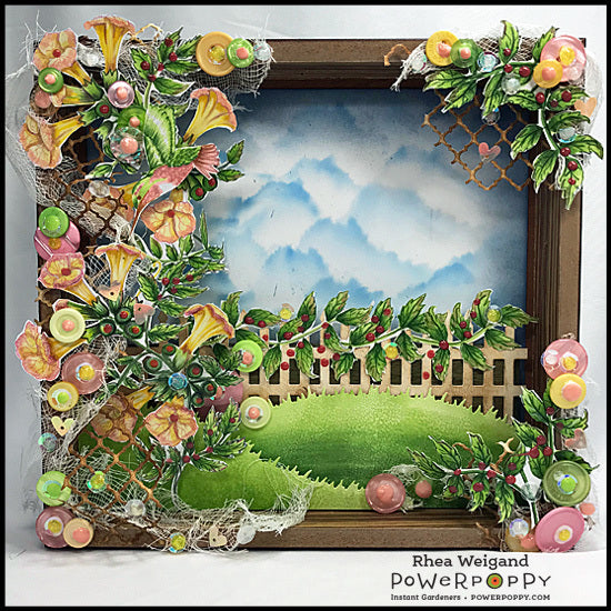 Trumpet Vine Visitor Digital Stamp Set