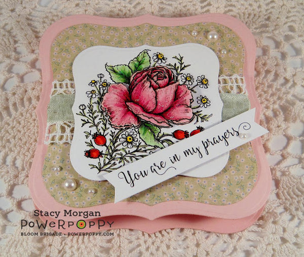 Rose and Chamomile Digital Stamp Set