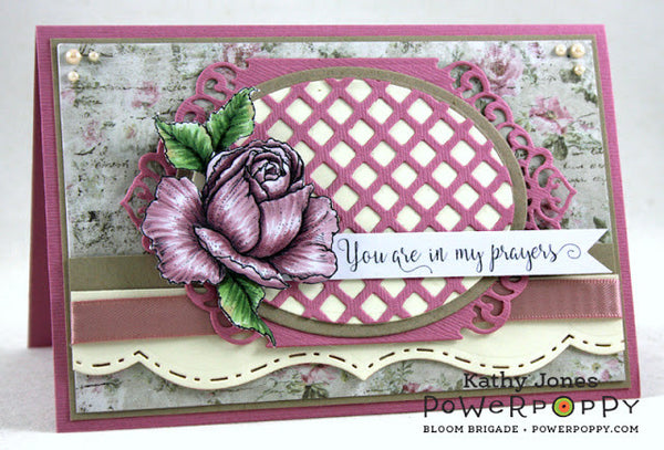 Rose and Chamomile Digital Stamp Set