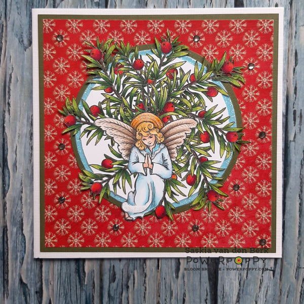 Enchanted Branches Nativity - Angel Digital Stamp Set