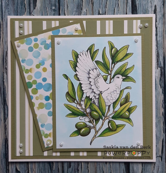 Heavenly Peace Dove Digital Stamp Set