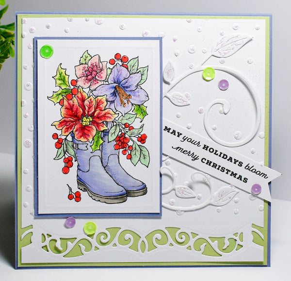 Garden of Gratitude Clear Polymer Stamp Set