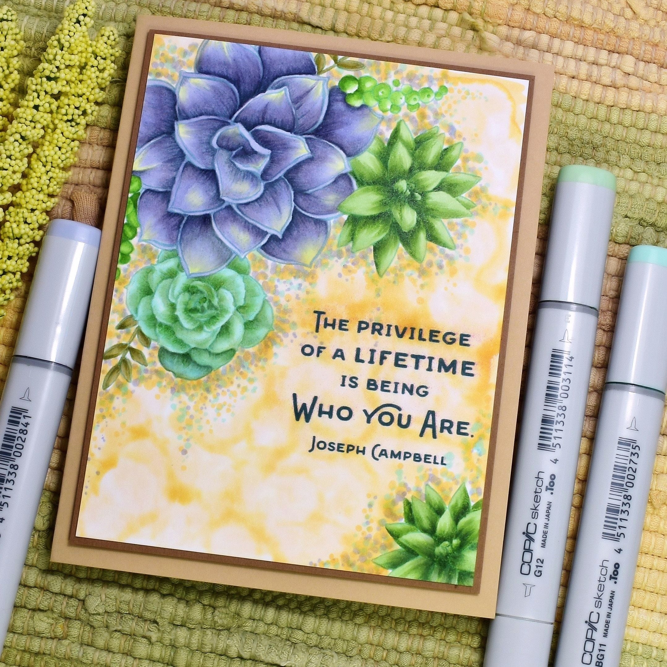 succulent stamp set So Succulent Digital Stamp Set