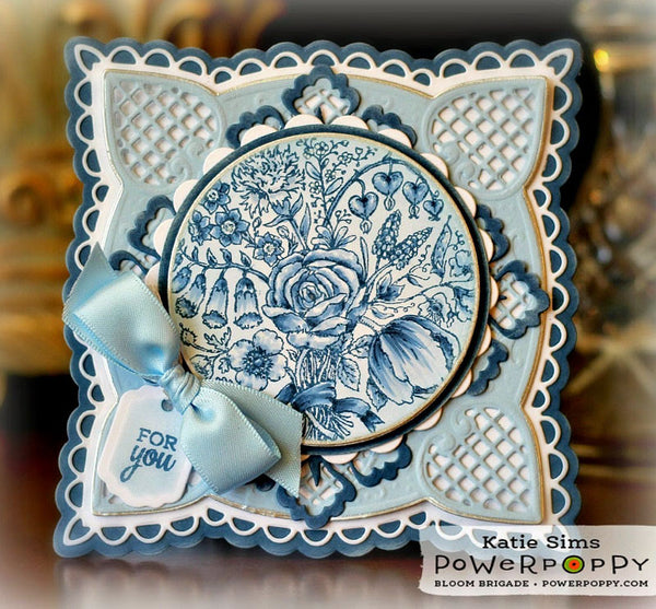 Springtime Love Roundel Digital Stamp Set