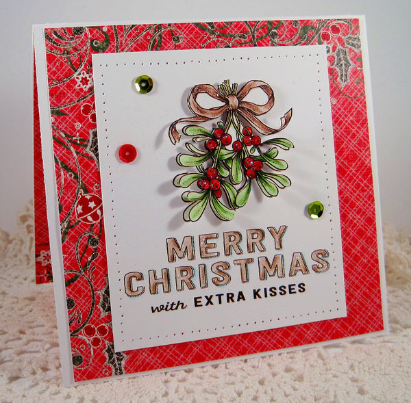 Stand Here (Under the Mistletoe) Digital Stamp Set