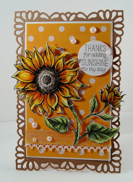 Sunflower Power Digital Stamp Set