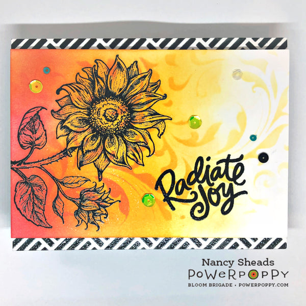 Sunflower Power Digital Stamp Set