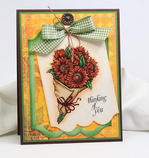 Bring Home Some Sunflowers Digital Stamp Set