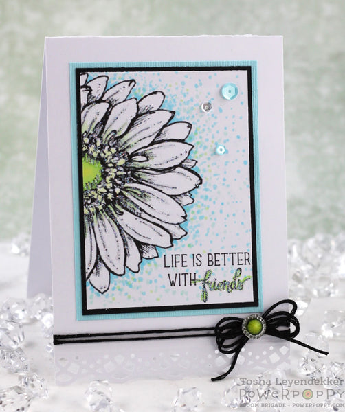Gerbera Daisies Digital Stamp Set