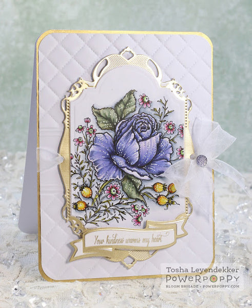 Rose and Chamomile Digital Stamp Set