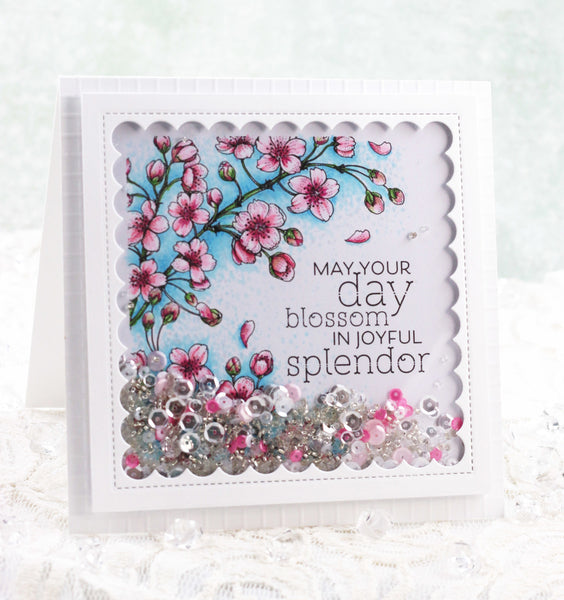 Blossoming Cherry Digital Stamp Set