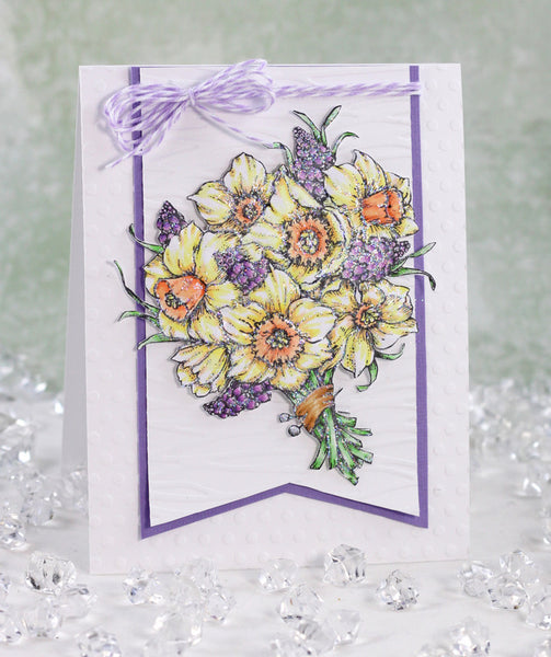 Daffodil Bouquet Digital Stamp Set