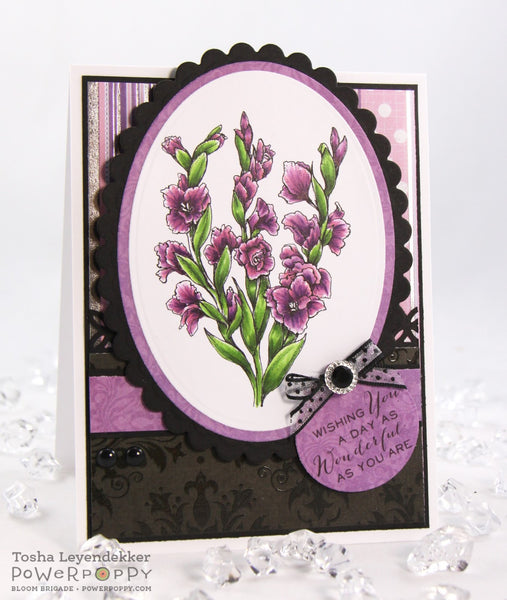 Gladioli Digital Stamp Set