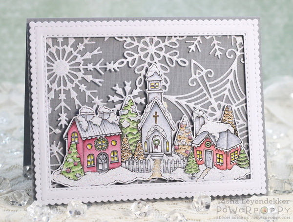 Glitter House Village Stamp Set