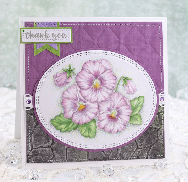Pansies Digital Stamp Set